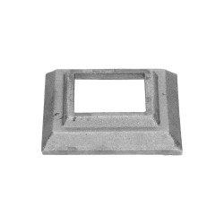 Krytka 80x80x17mm s otvorom 41x41mm, odliatok Krytka 80x80x17mm s otvorom 41x41mm, odliatok
